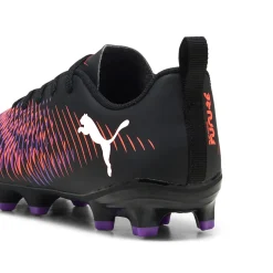 Scarpe da Calcio Nere da bambino con logo laterale FUTURE 8 PLAY FG/AG Puma