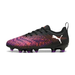 Scarpe da Calcio Nere da bambino con logo laterale FUTURE 8 PLAY FG/AG Puma
