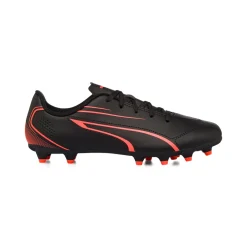 Scarpe da Calcio Nere e Rosa da ragazzo Puma Vitoria FG/AG