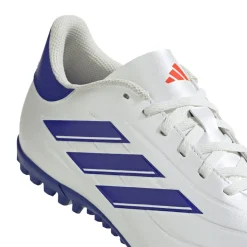 Scarpe da calcio per erba sintetica da uomo bianche e blu adidas Copa Pure 2 CLUB TF