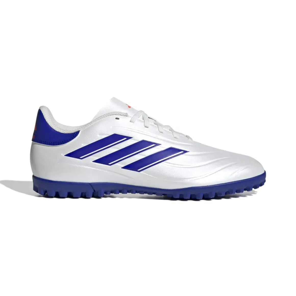 Scarpe da calcio per erba sintetica da uomo bianche e blu adidas Copa Pure 2 CLUB TF