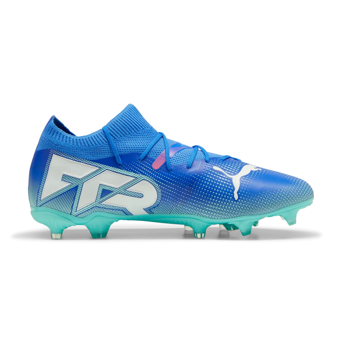 Scarpe da calcio per terreni duri da uomo blu e azzurre Puma Future 7