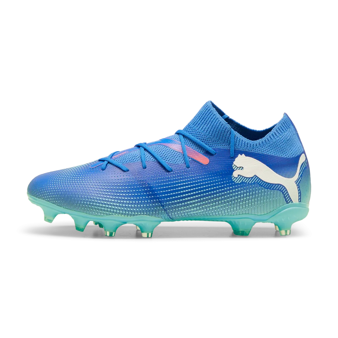 Scarpe da calcio per terreni duri da uomo blu e azzurre Puma Future 7