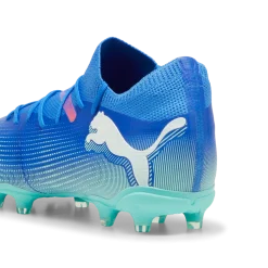 Scarpe da calcio per terreni duri da uomo blu e azzurre Puma Future 7