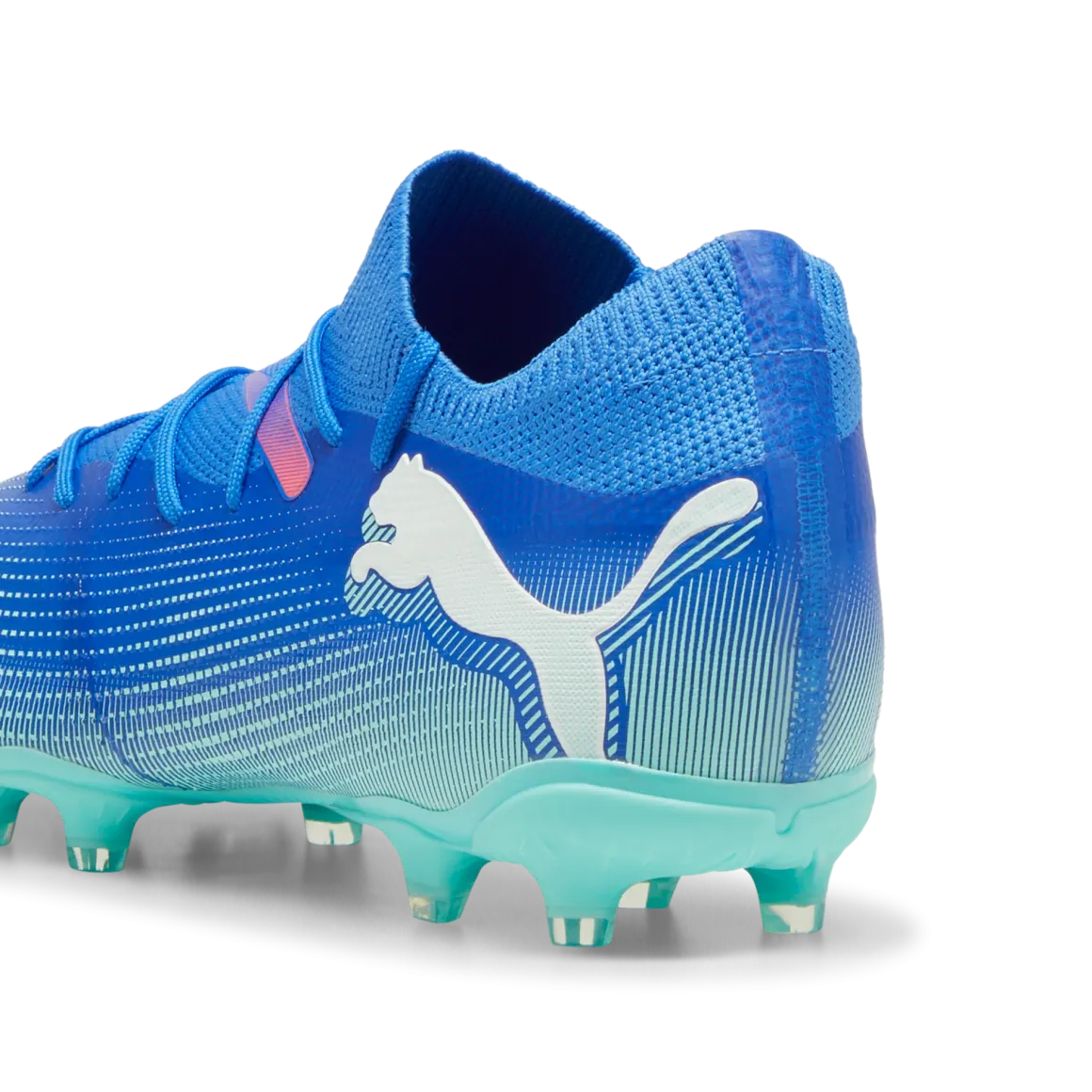 Scarpe da calcio per terreni duri da uomo blu e azzurre Puma Future 7