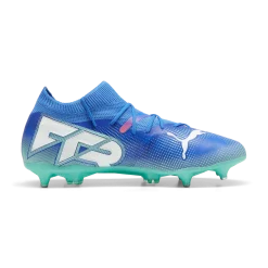 Scarpe da calcio per terreni duri da uomo blu e azzurre Puma Future 7