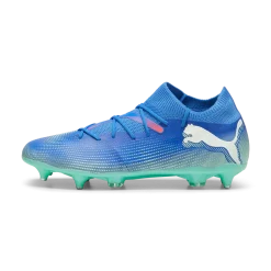 Scarpe da calcio per terreni duri da uomo blu e azzurre Puma Future 7