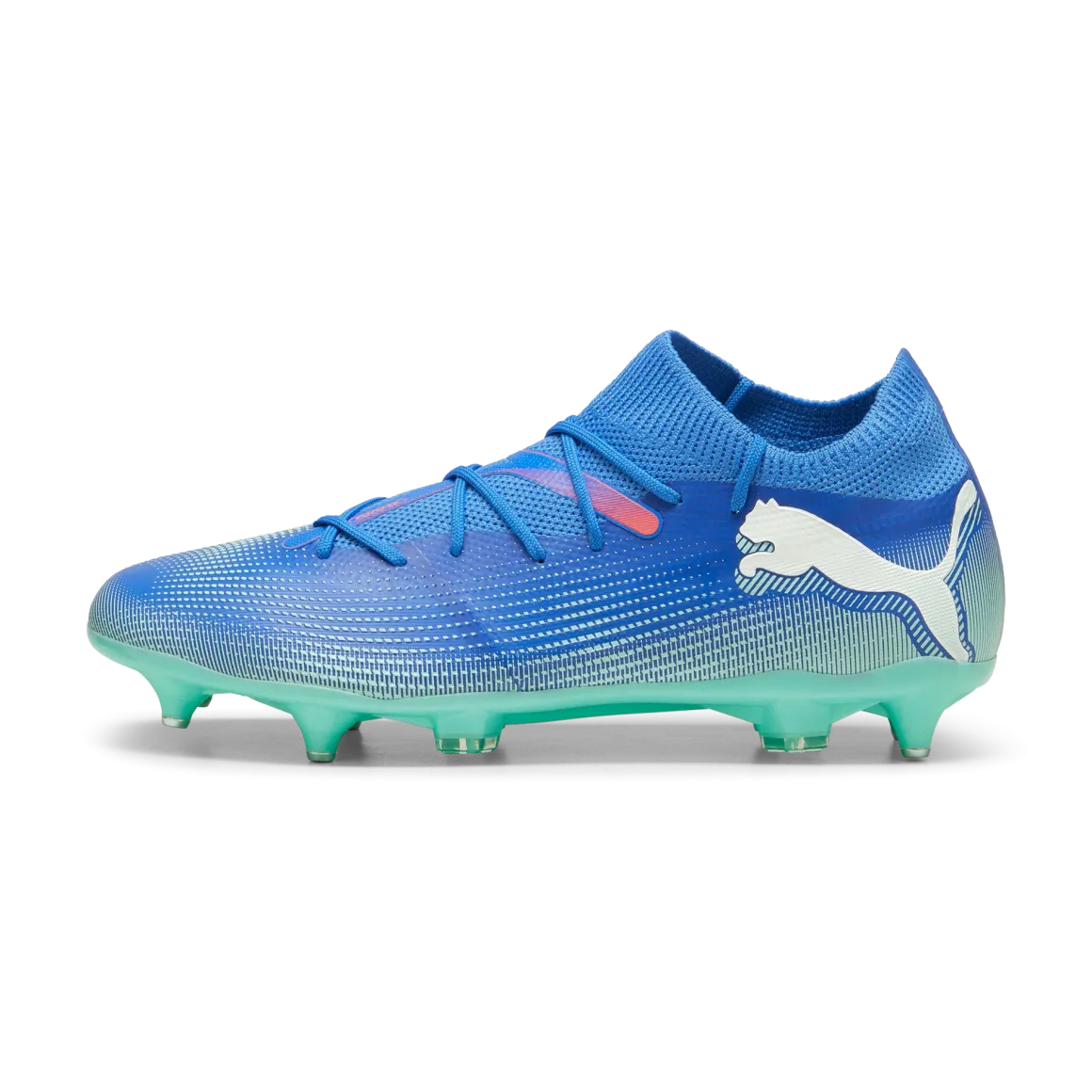Scarpe da calcio per terreni duri da uomo blu e azzurre Puma Future 7