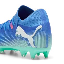 Scarpe da calcio per terreni duri da uomo blu e azzurre Puma Future 7