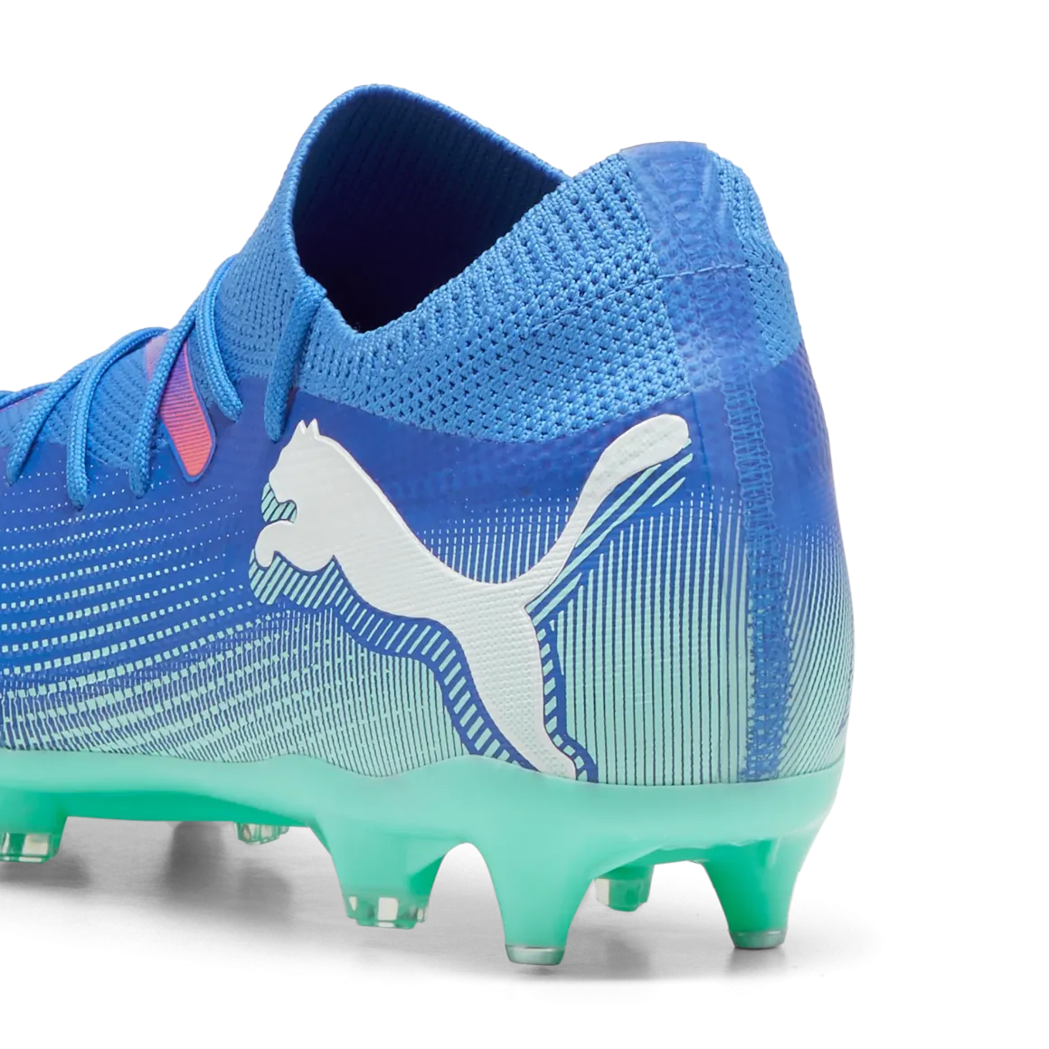 Scarpe da calcio per terreni duri da uomo blu e azzurre Puma Future 7