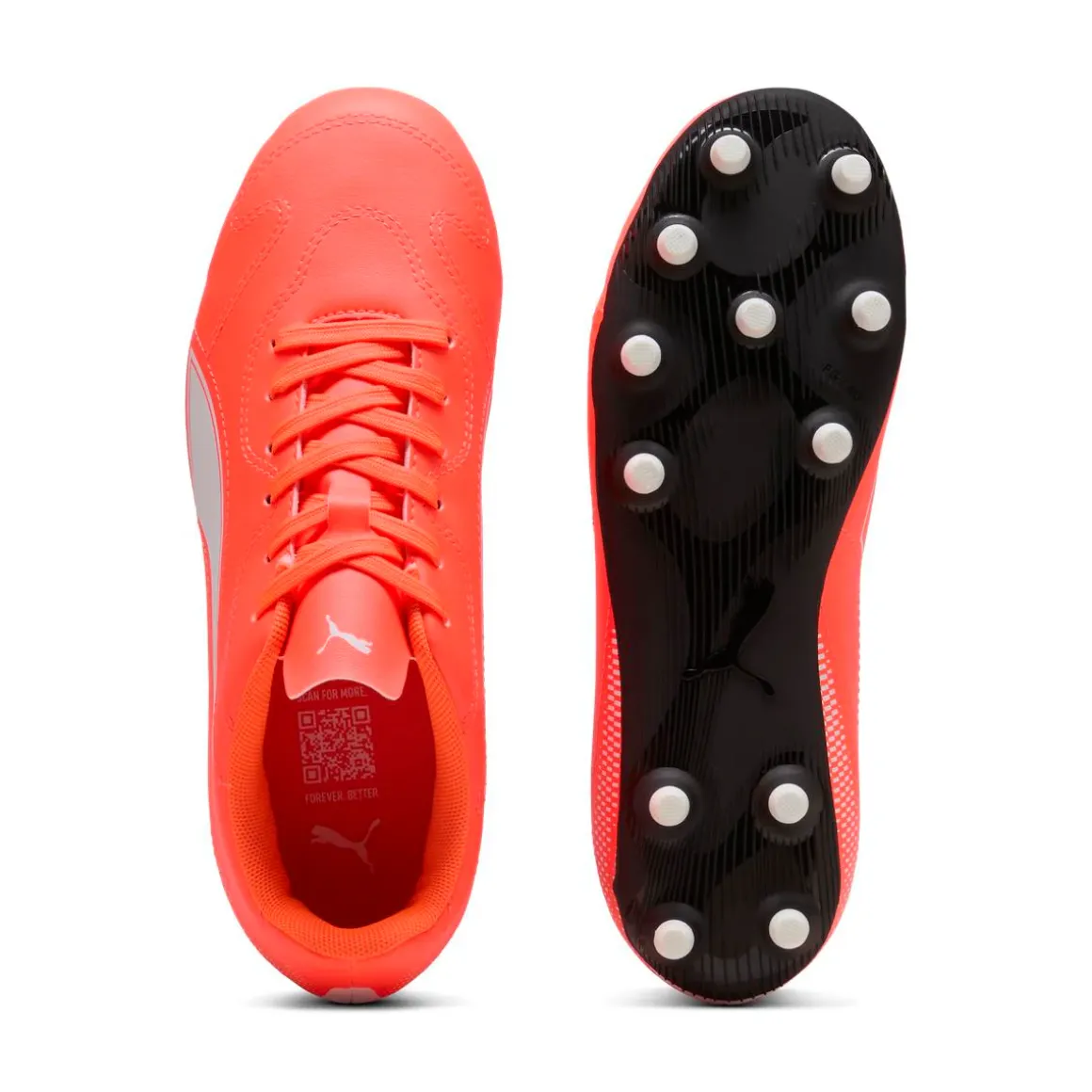 Scarpe da Calcio Ragazzo arancioni Puma VITORIA II FG/AG