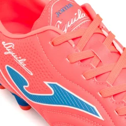 Scarpe da calcio uomo arancione fluo e blu Joma Aguila