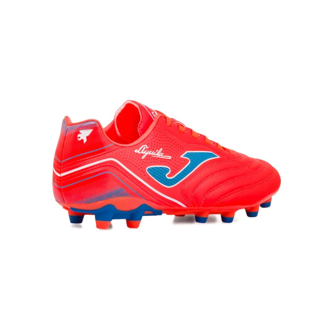 Scarpe da calcio uomo arancione fluo e blu Joma Aguila