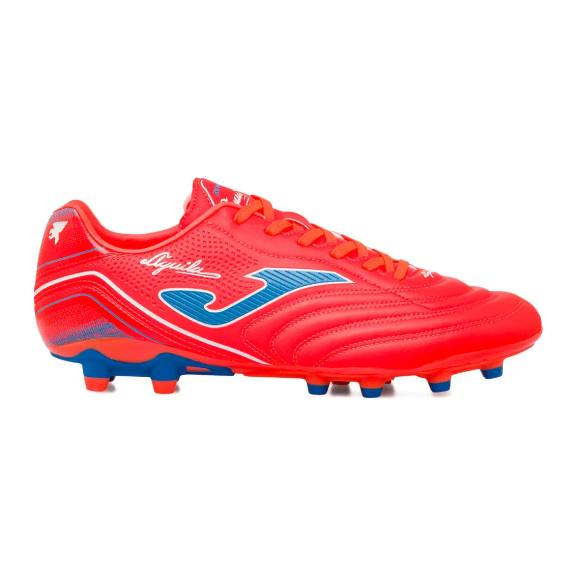 Scarpe da calcio uomo arancione fluo e blu Joma Aguila