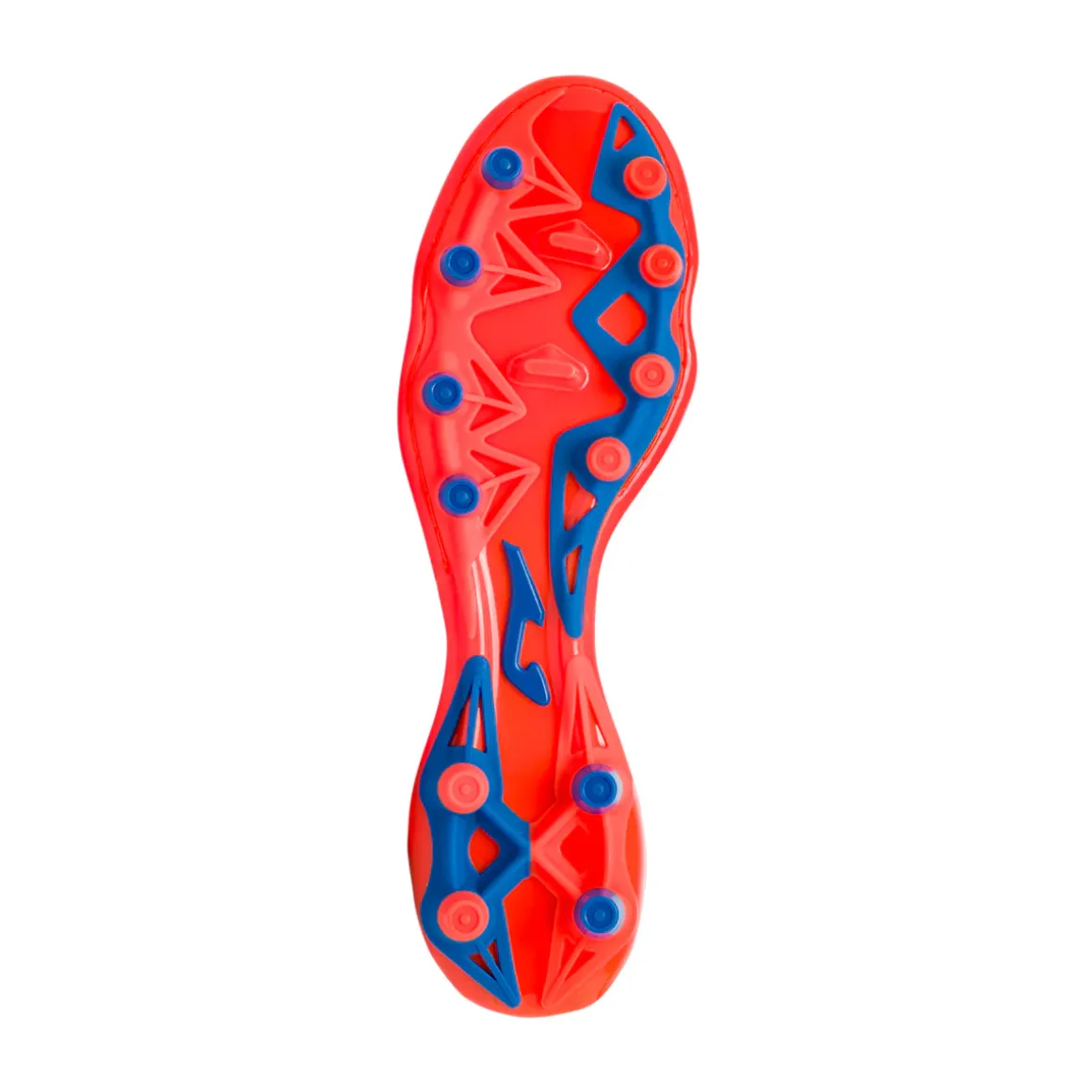 Scarpe da calcio uomo arancione fluo e blu Joma Aguila