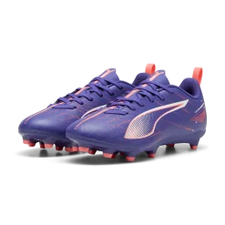 Scarpe da calcio viola da Bambino Puma ULTRA 5 PLAY FG/AG