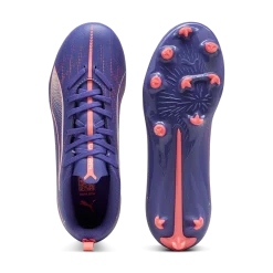 Scarpe da calcio viola da Bambino Puma ULTRA 5 PLAY FG/AG