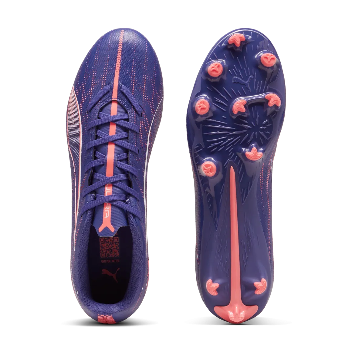 Scarpe da calcio viola e arancione da uomo Puma ULTRA 5 PLAY