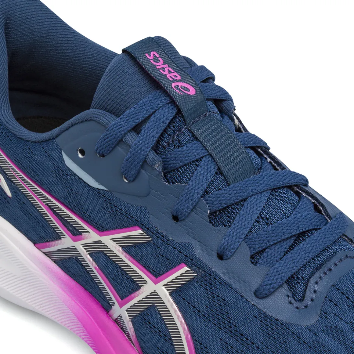 Scarpe da corsa da Ragazza blu e viola in tessuto Asics GT-1000 14