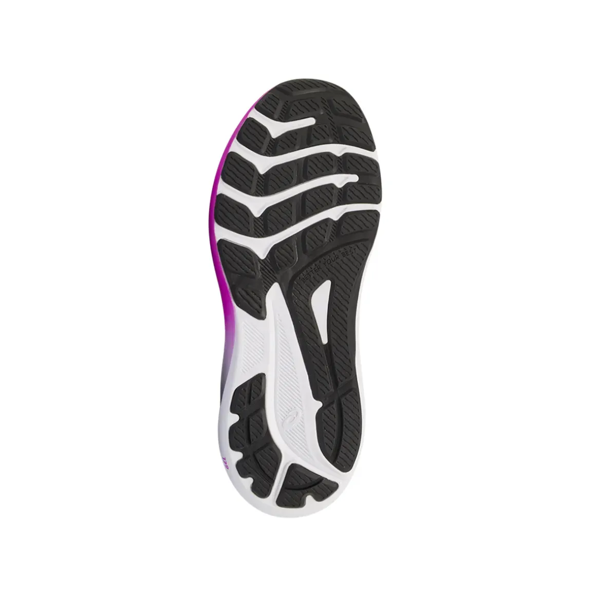 Scarpe da corsa da Ragazza blu e viola in tessuto Asics GT-1000 14