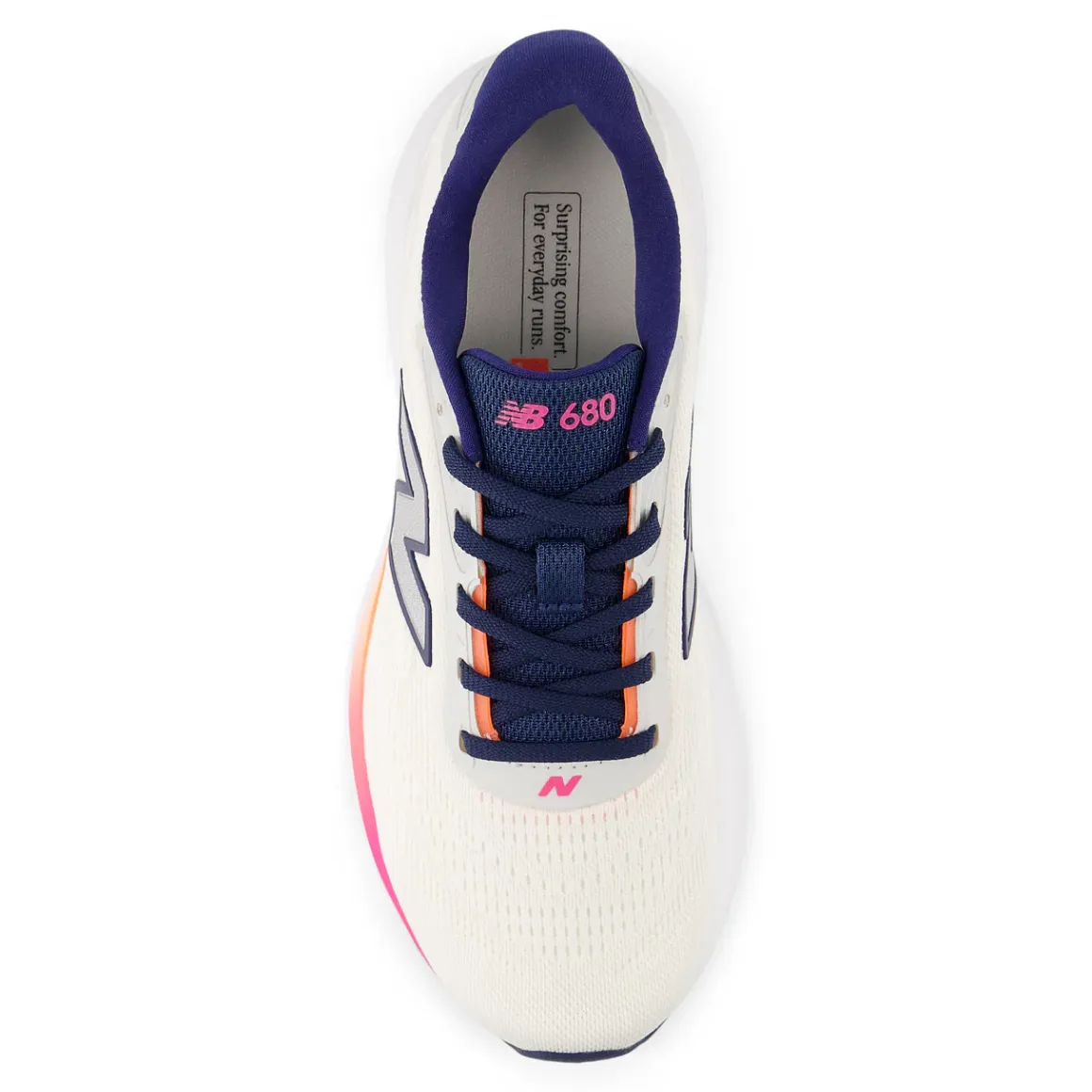 Scarpe da corsa leggere bianche da Donna New Balance 680 Fresh Foam