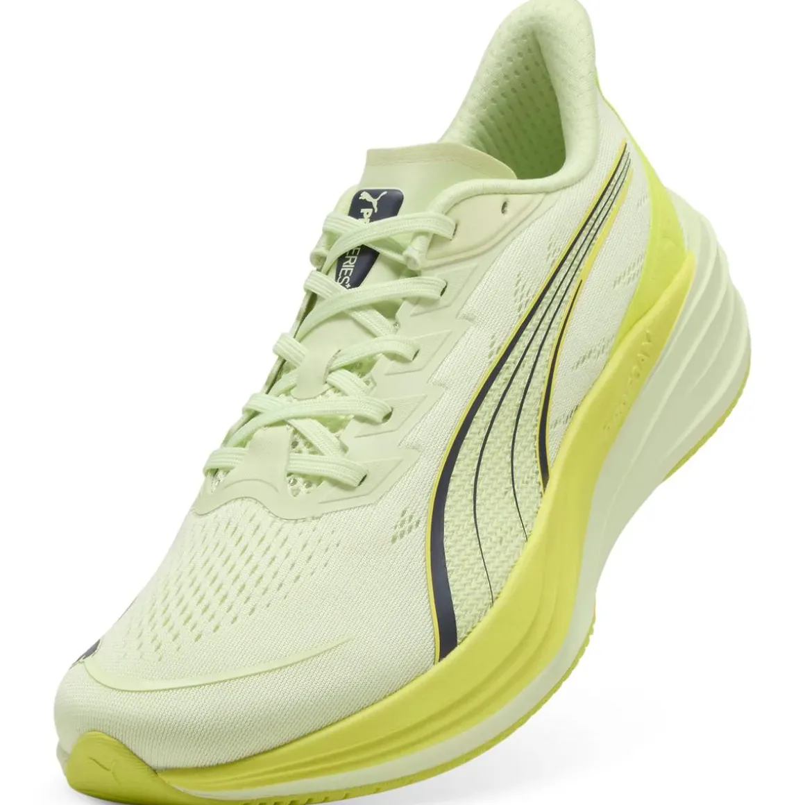 Scarpe da corsa su strada da Uomo bianche e gialle Puma Darter Pro 2