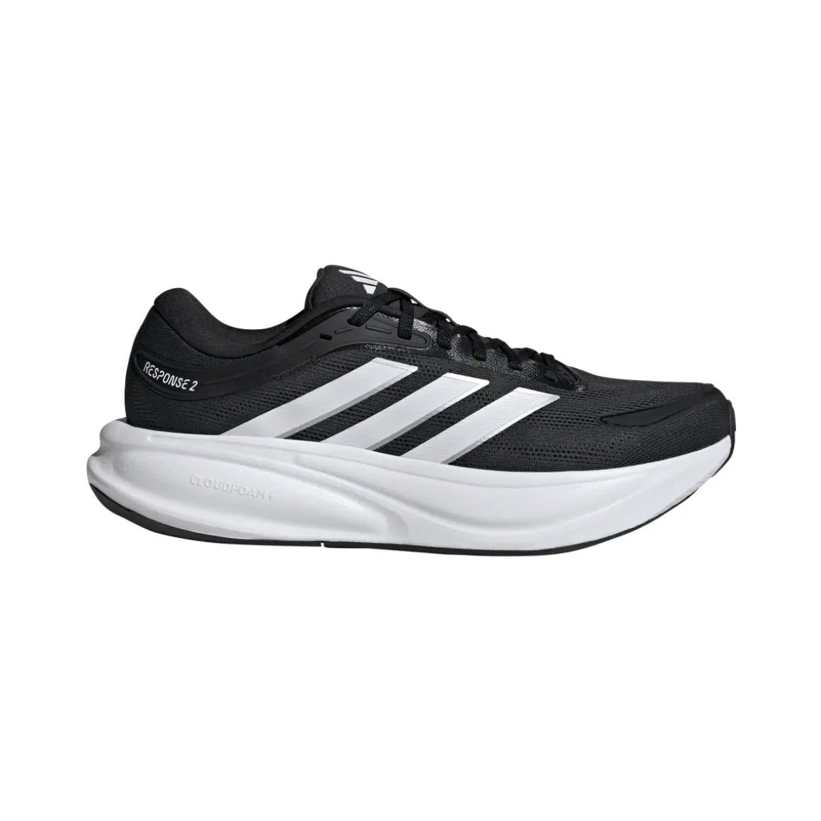 Scarpe da corsa su strada nere adidas Response 2 Cloudfoam da Uomo