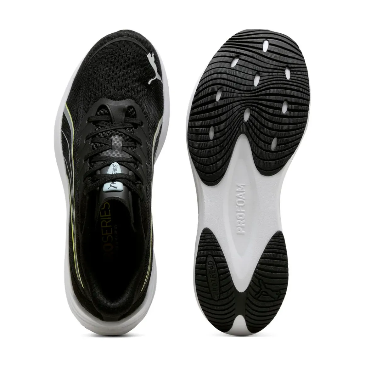 Scarpe da corsa Uomo nere Puma Darter Pro 2 con intersuola PROFOAM
