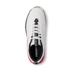 Scarpe da ginnastica bianche da Uomo con dettagli e logo Rosso Ducati