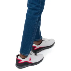 Scarpe da ginnastica bianche da Uomo con dettagli e logo Rosso Ducati