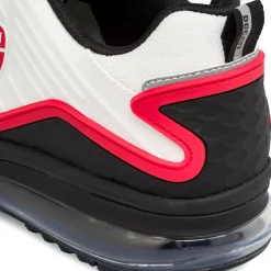 Scarpe da ginnastica bianche da Uomo con dettagli e logo Rosso Ducati