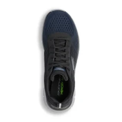 Scarpe da ginnastica blu navy da uomo con dettagli grigi Skechers Track