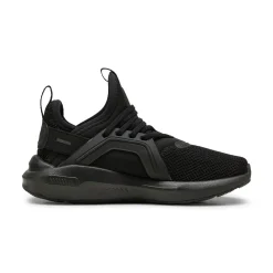 Scarpe da ginnastica da bambino nere con logo Puma Enzo Softride 5