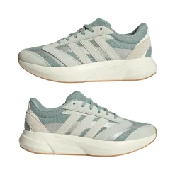 Scarpe da ginnastica da donna grigie con dettagli verde adidas LIGHTMOTION