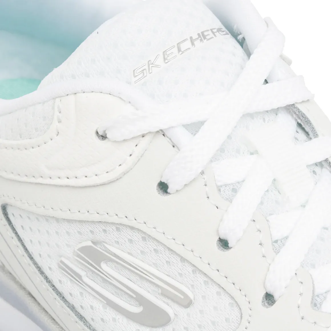 Scarpe da Ginnastica da Donna bianche in Memory Foam Skechers Summits