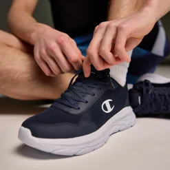 Scarpe da ginnastica da Uomo blu navy in mesh traspirante Champion