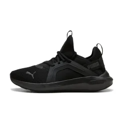 Scarpe da ginnastica da uomo nere in tessuto Puma Softride Enzo 5