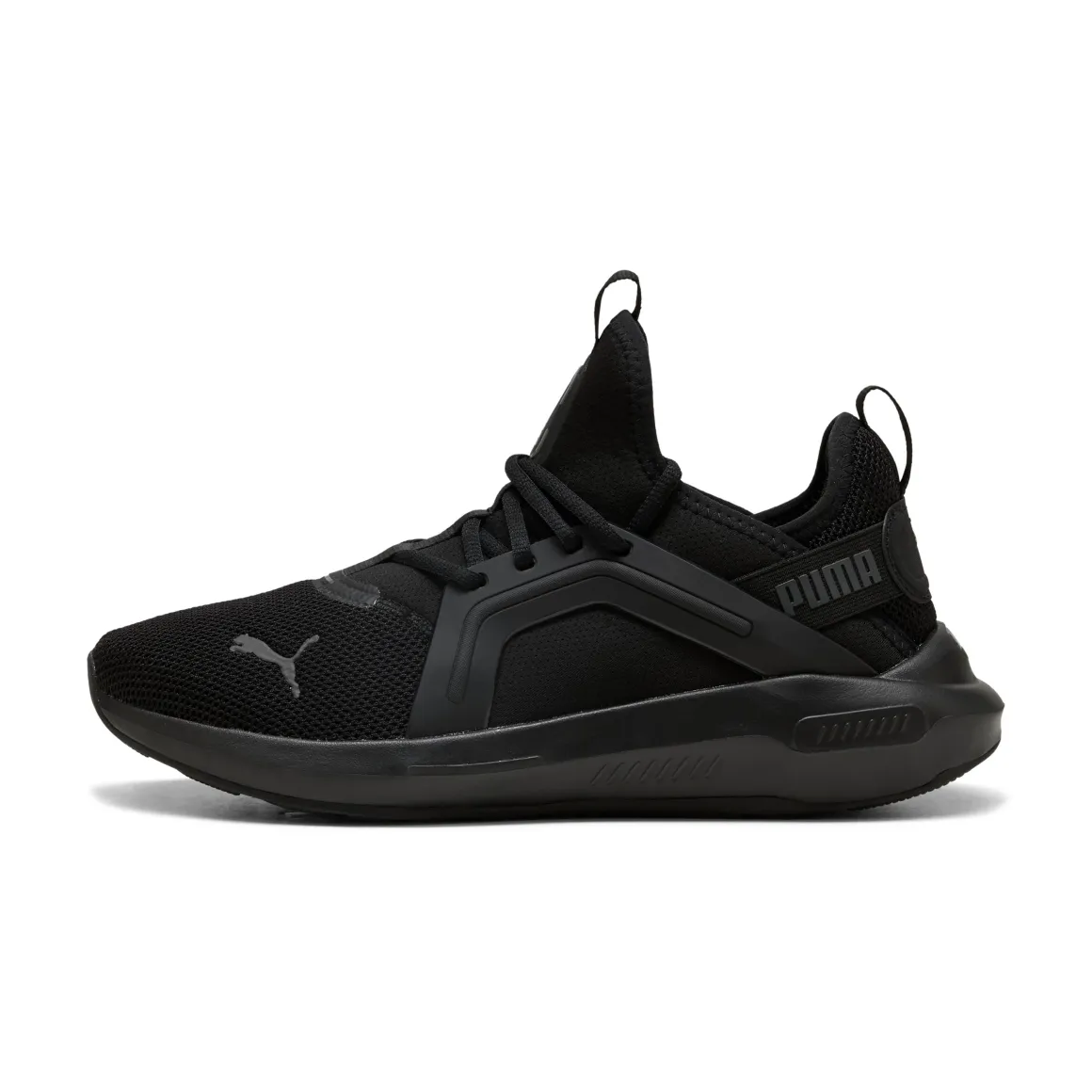 Scarpe da ginnastica da uomo nere in tessuto Puma Softride Enzo 5