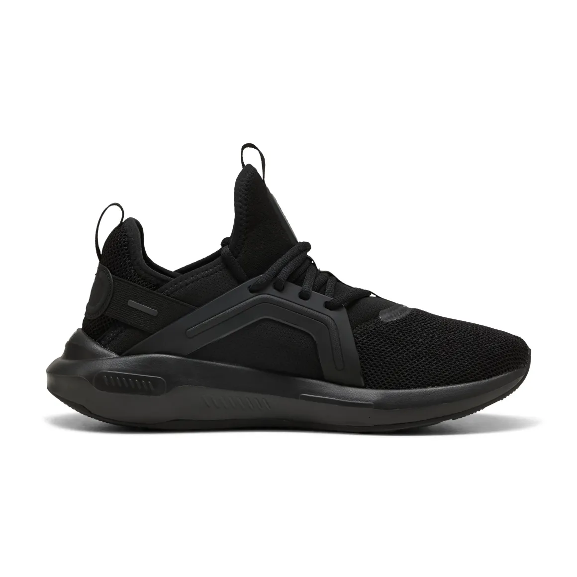 Scarpe da ginnastica da uomo nere in tessuto Puma Softride Enzo 5