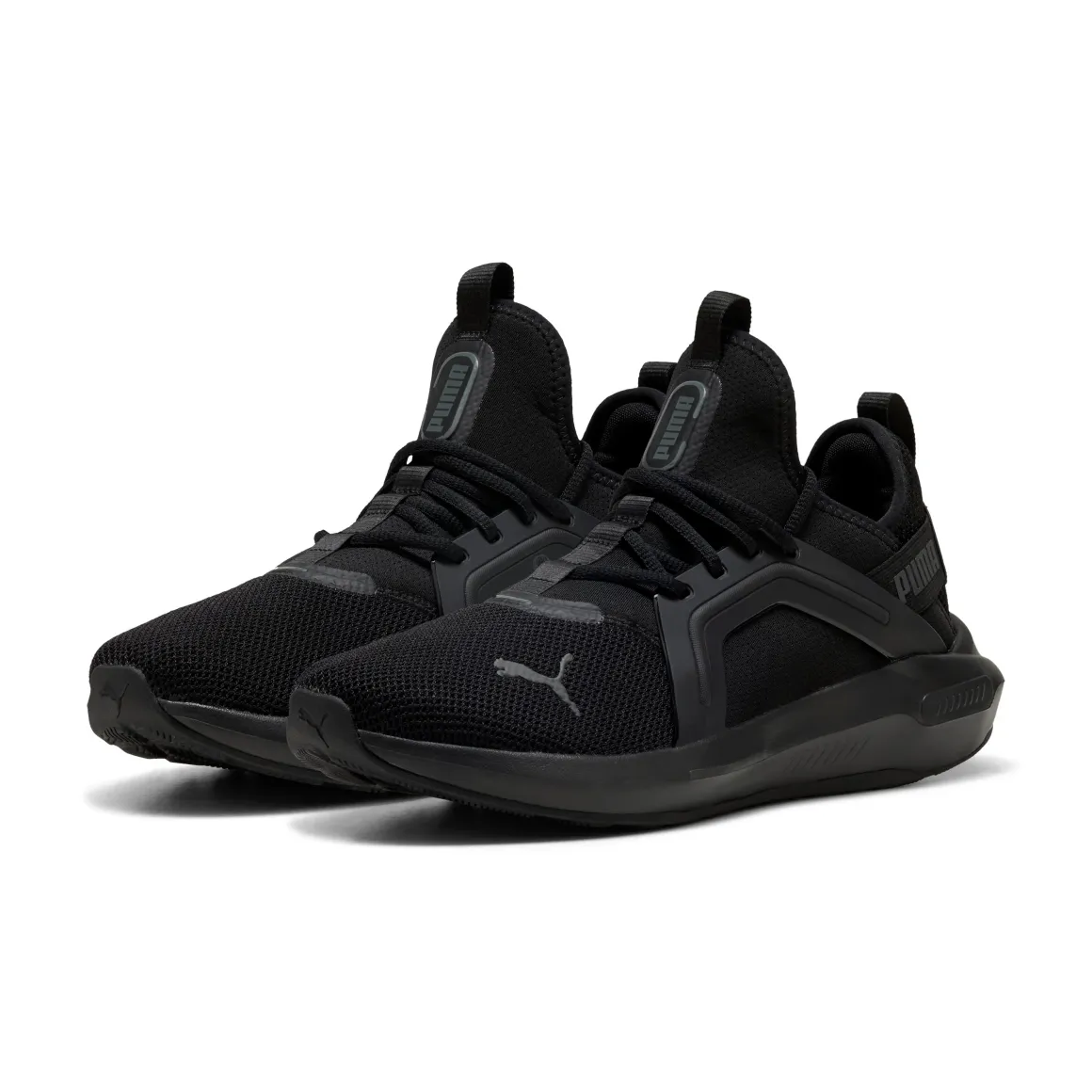 Scarpe da ginnastica da uomo nere in tessuto Puma Softride Enzo 5