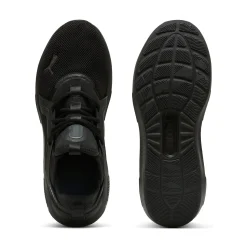 Scarpe da ginnastica da uomo nere in tessuto Puma Softride Enzo 5
