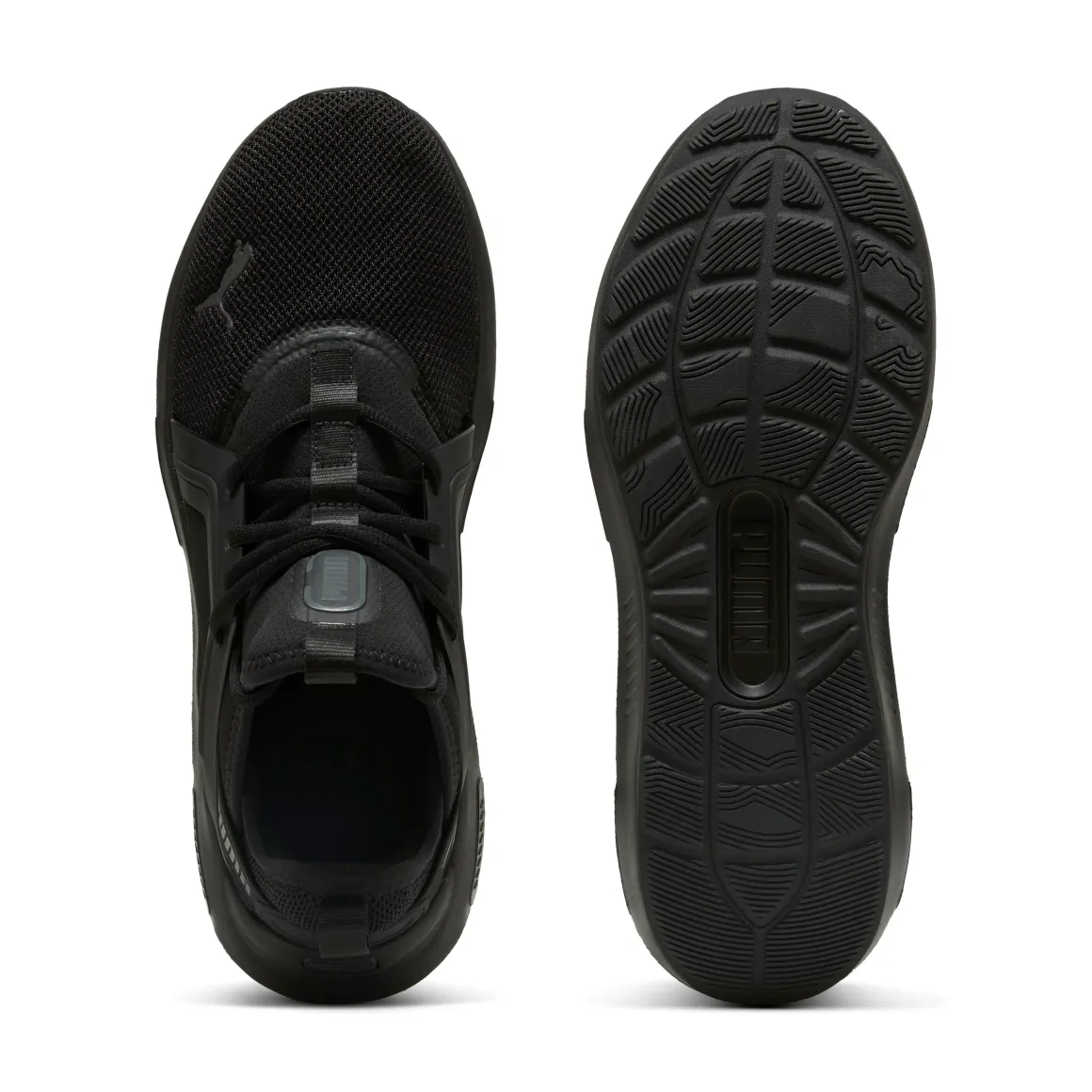 Scarpe da ginnastica da uomo nere in tessuto Puma Softride Enzo 5