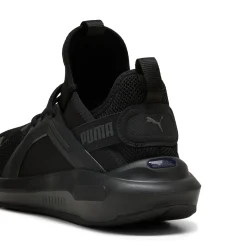 Scarpe da ginnastica da uomo nere in tessuto Puma Softride Enzo 5