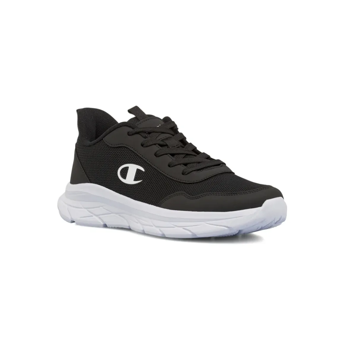 Scarpe da ginnastica da Uomo nere in tessuto mesh con logo Champion