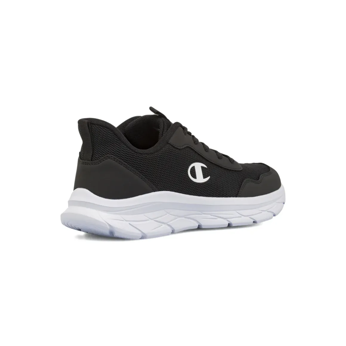 Scarpe da ginnastica da Uomo nere in tessuto mesh con logo Champion