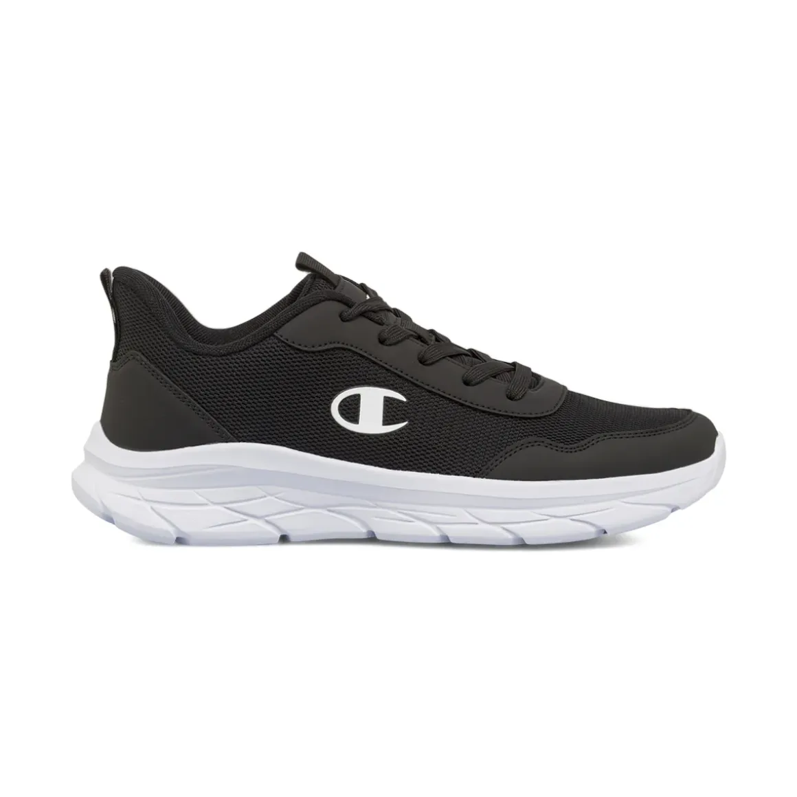 Scarpe da ginnastica da Uomo nere in tessuto mesh con logo Champion