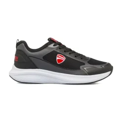 Scarpe da ginnastica da Uomo nere con suola bianca Ducati