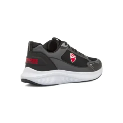 Scarpe da ginnastica da Uomo nere con suola bianca Ducati