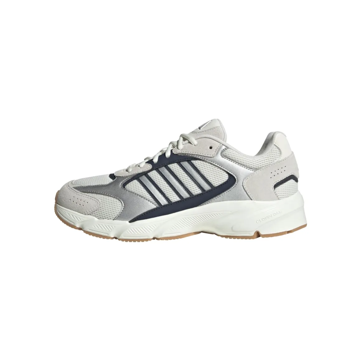 Scarpe da ginnastica da uomo Rétro bianche grigie con dettagli blu adidas Crazychaos 2000