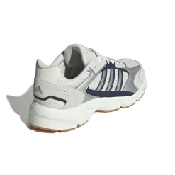 Scarpe da ginnastica da uomo Rétro bianche grigie con dettagli blu adidas Crazychaos 2000